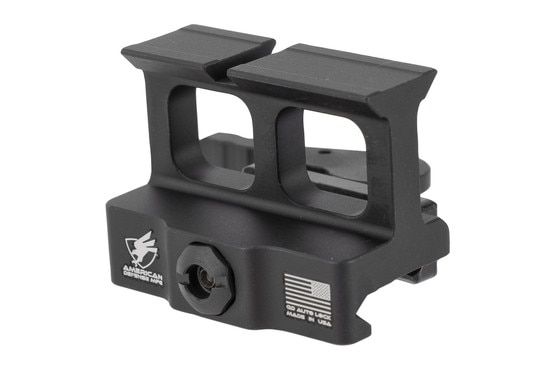 Lower 1/3rd co-witness mount with black anodized finish